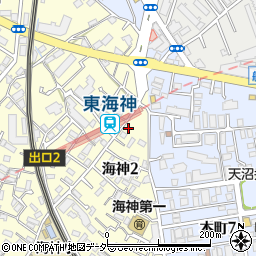 千葉県船橋市海神2丁目15周辺の地図