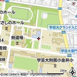東京都小金井市貫井北町周辺の地図