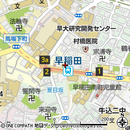 東京都新宿区馬場下町60周辺の地図