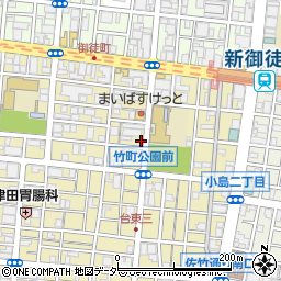日生薬局 新御徒町店周辺の地図