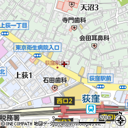 りそな銀行荻窪支店 ＡＴＭ周辺の地図