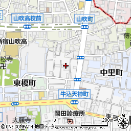 東京都新宿区天神町76周辺の地図