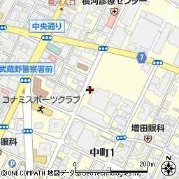 法務省　検察庁・武蔵野区検察庁周辺の地図