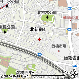 エルソル北新宿周辺の地図