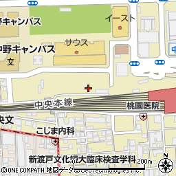 社団法人中野区シルバー人材センター　自転車リサイクル作業所周辺の地図