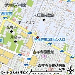 吉祥寺駅北周辺の地図