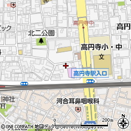 クレア高円寺周辺の地図