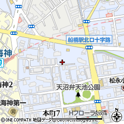 吉野ハウス周辺の地図