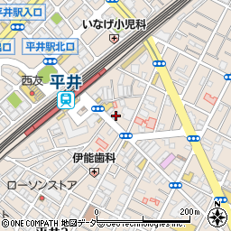 東日本銀行小松川支店周辺の地図