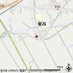 千葉県匝瑳市上谷中2205-9周辺の地図