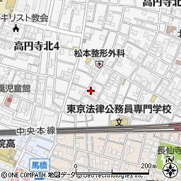 マイステージ高円寺周辺の地図