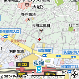 大吉・荻窪店周辺の地図
