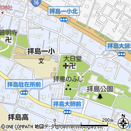 拝島山王さま・日吉神社周辺の地図