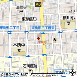 セブンイレブン墨田東駒形３丁目店周辺の地図