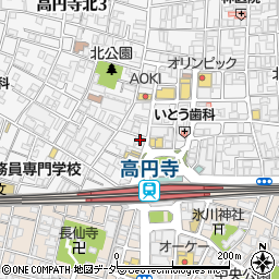 セブンイレブン高円寺純情商店街店周辺の地図