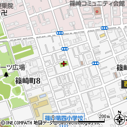 篠崎なごみ公園周辺の地図