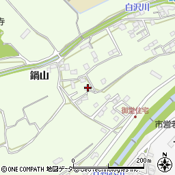 山梨県韮崎市神山町鍋山206-1周辺の地図