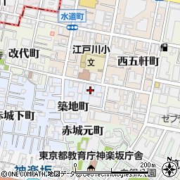 東京都新宿区築地町10周辺の地図