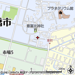 千葉県船橋市東町9周辺の地図