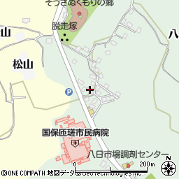 千葉県匝瑳市八日市場イ1313周辺の地図