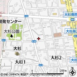 東京都江戸川区大杉2丁目7-16周辺の地図