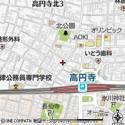 ユータカラヤ高円寺店周辺の地図