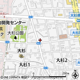 東京都江戸川区大杉2丁目7-2周辺の地図