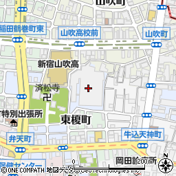 東京都新宿区榎町7周辺の地図