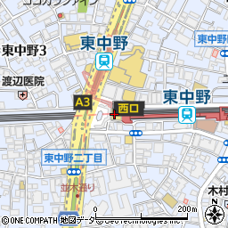 ヒビヤカダンスタイル・アトレヴィ　東中野店周辺の地図