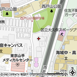 東京都新宿区百人町3丁目1-6周辺の地図