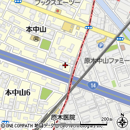 千葉県船橋市本中山5丁目3-19周辺の地図