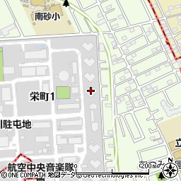 防衛省立川宿舎周辺の地図