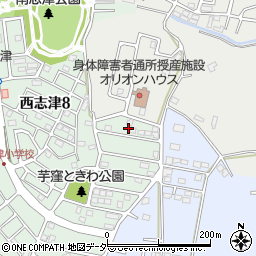 千葉県佐倉市西志津8丁目21周辺の地図