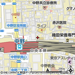 シティプラザ中野周辺の地図