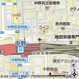 中野私書箱センター　アクア周辺の地図