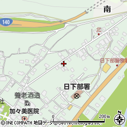 山梨県山梨市北454周辺の地図