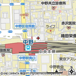 三井住友信託銀行中野支店 ＡＴＭ周辺の地図