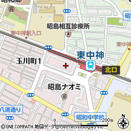 金庫鍵開けセンター・昭島周辺の地図