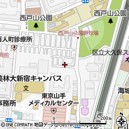 東京都新宿区百人町3丁目18-3周辺の地図