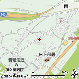 山梨県山梨市北455周辺の地図