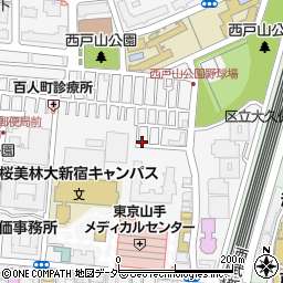 東京都新宿区百人町3丁目18-7周辺の地図