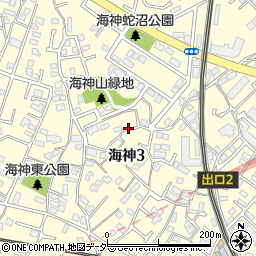 千葉県船橋市海神3丁目周辺の地図