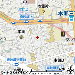 東京都文京区本郷2丁目35周辺の地図