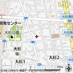 東京都江戸川区大杉2丁目7周辺の地図