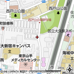 東京都新宿区百人町3丁目18-15周辺の地図