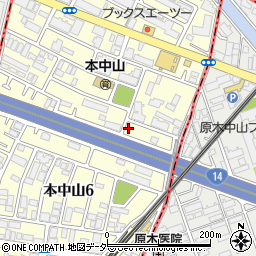 千葉県船橋市本中山5丁目3-10周辺の地図