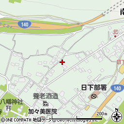 山梨県山梨市北441周辺の地図