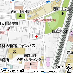 東京都新宿区百人町3丁目18周辺の地図
