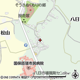 千葉県匝瑳市八日市場イ1454-3周辺の地図