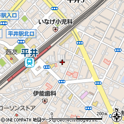 かんぱい家 平井店周辺の地図